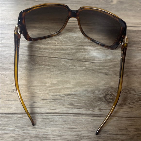 Gucci Oversized Brown Gradient Sunglasses Gold Logo Designer 60-14-115 main image 10